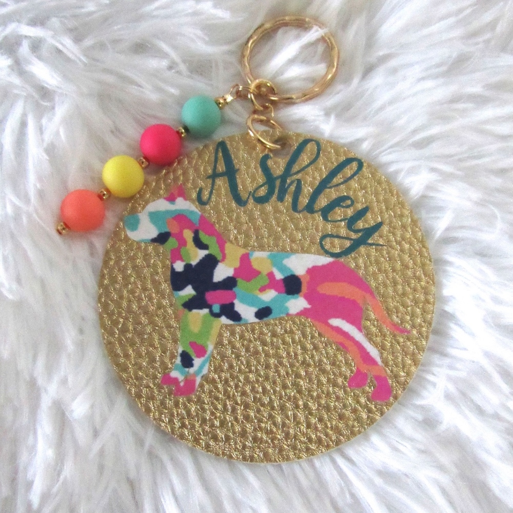 Personalized Dog Keychains! Any Breed or name!